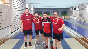 Erste Mannschaft nach Heimsieg gegen Gefrees